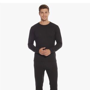 Men's 2pc Navy Thermal Underwear Set